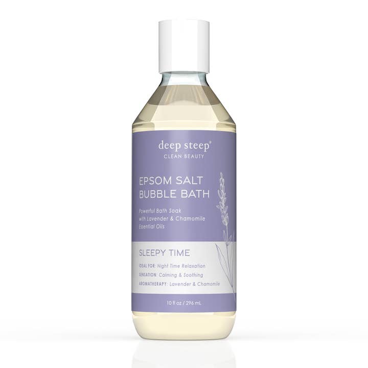 Deep Steep Clean Beauty - Wholesale Bubble Bath - Epsom Salt Bubble Bath - Sleepy Time 10 fl oz