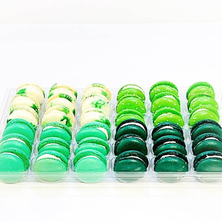 macaron centrale - Wholesale Cookie - Green Vibe: A Flavorful Quartet of French Macarons 4