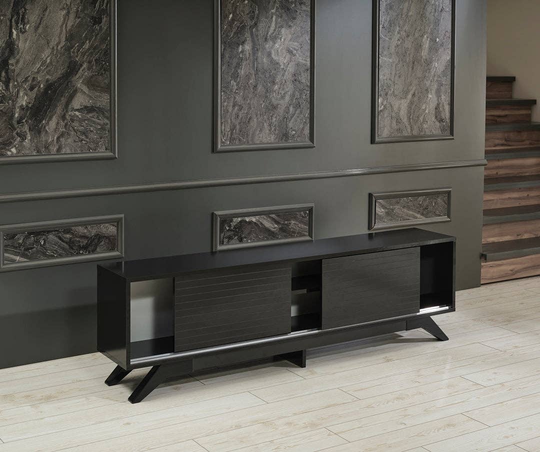 Luxia Tv Stand Black for wholesale on Faire20