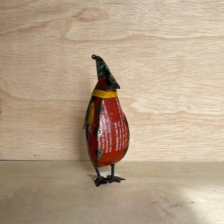 Everyday Artifact - Wholesale Sculpture - Penguin Large Recycled Metal Animals2