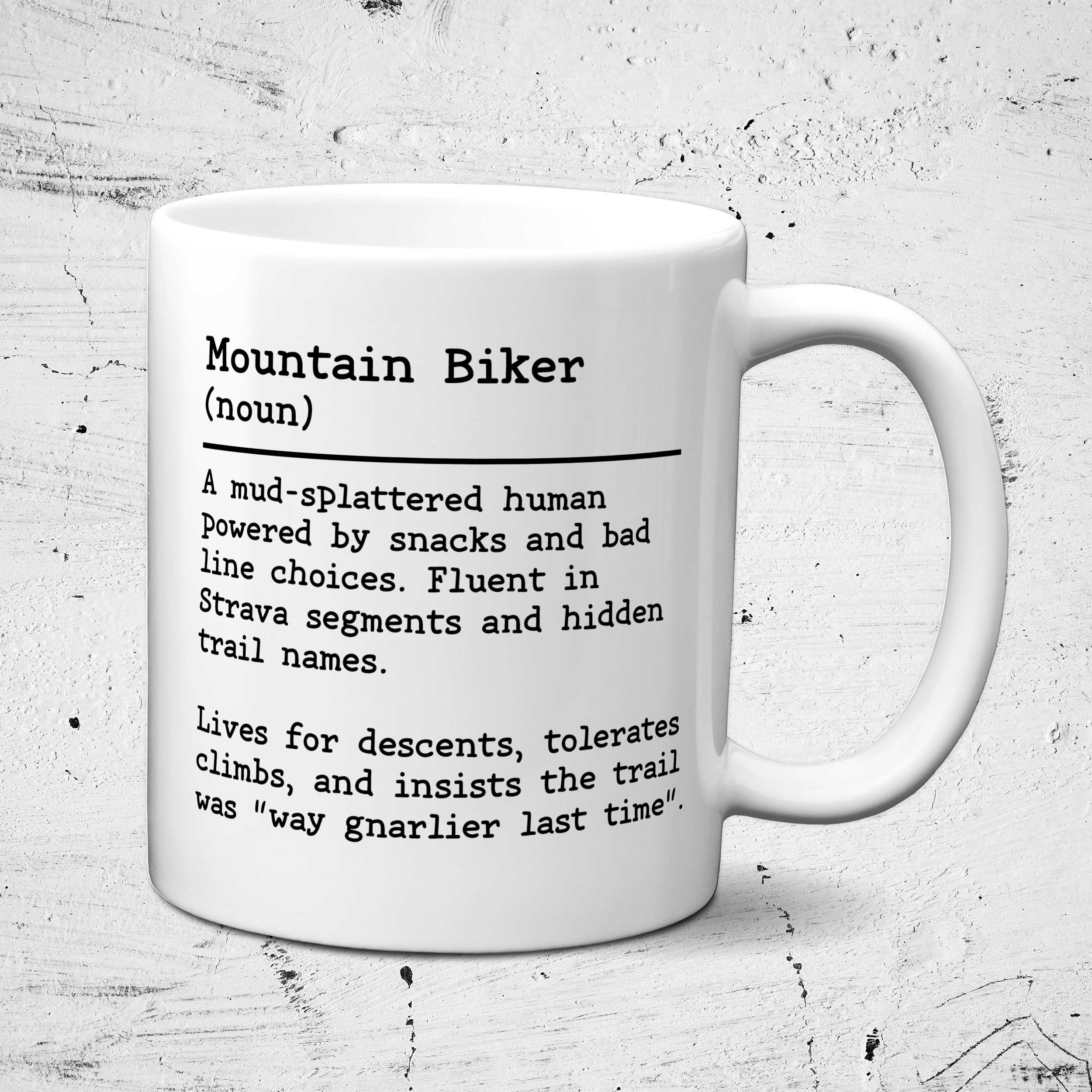 EllieBeanPrints - Wholesale Coffee Mug - Mountain Biker Dictionary Definition Mug | Cycling 0