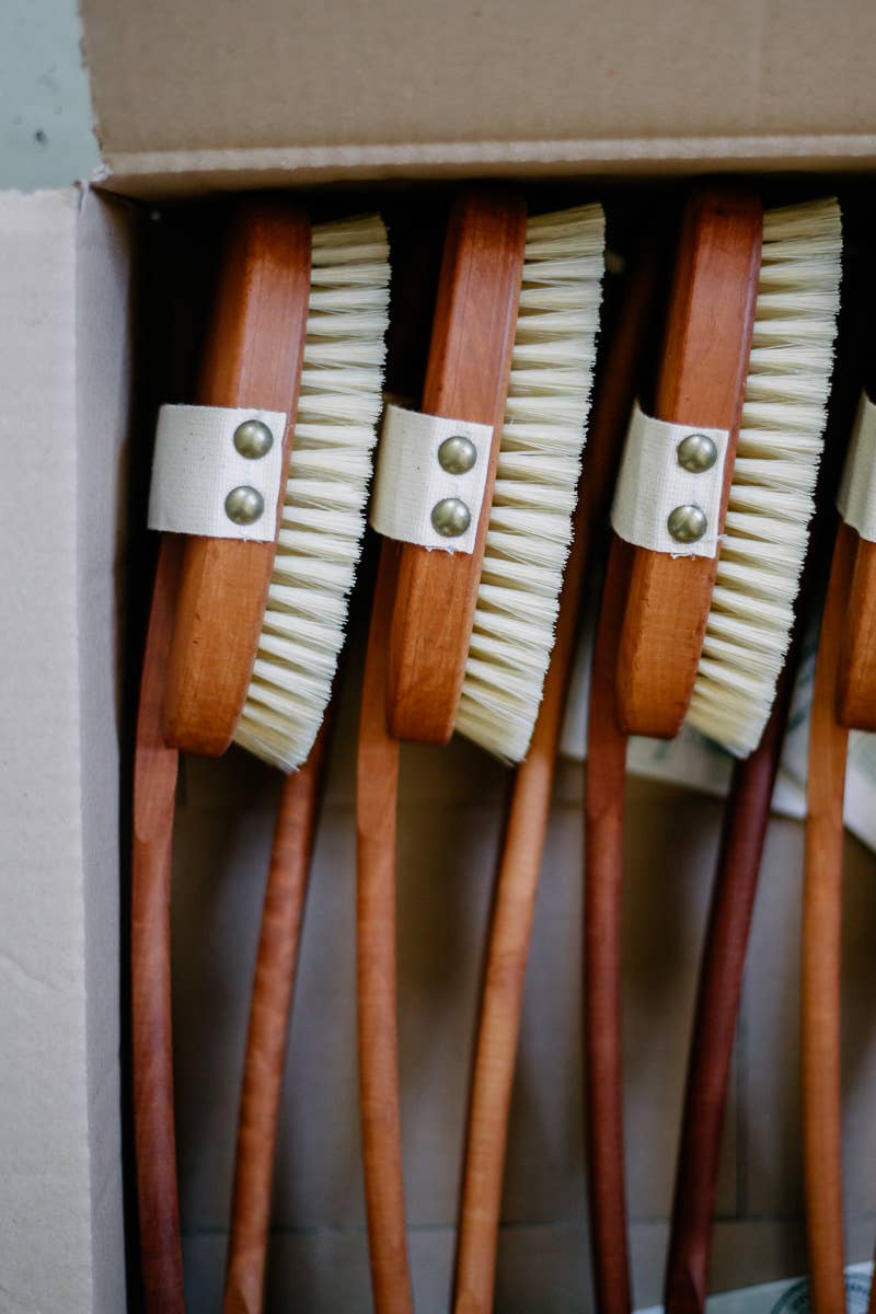 Croll & Denecke - Wholesale Body Brush - Spa wellness body brush made of pear wood - Made in Germany2