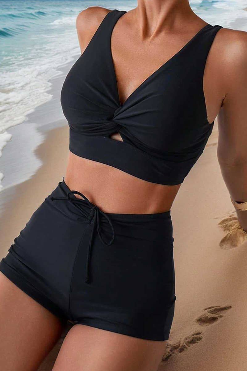 NINEXIS - Wholesale Two Piece Swimsuit - Women's - CWMW0824_SOLID COLOR BEACH SEXY TWO-PIECE SWIMSUIT5
