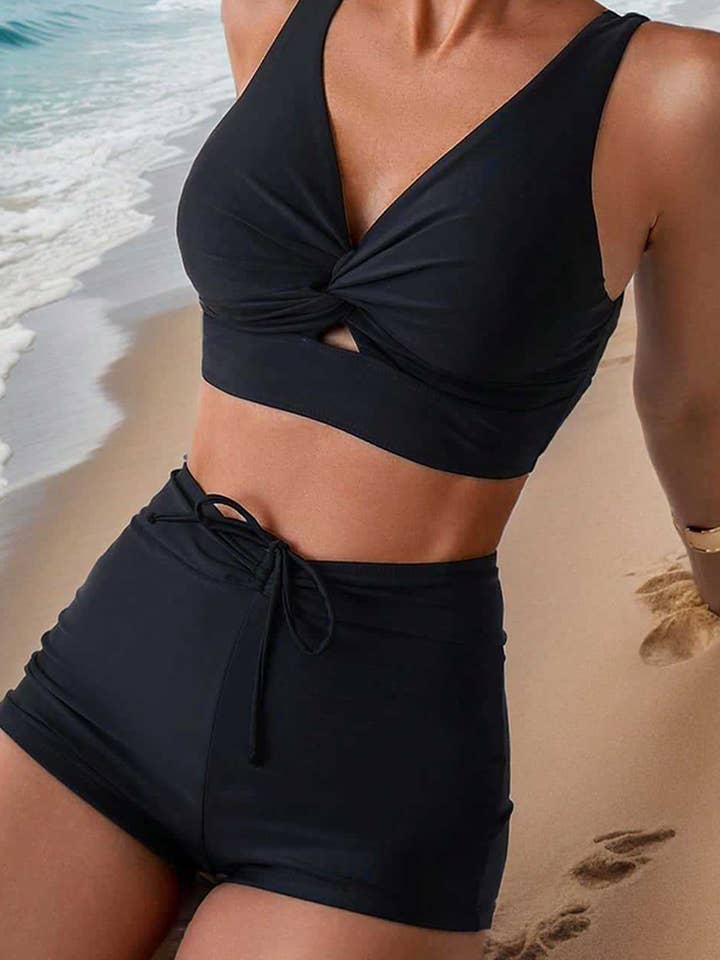 NINEXIS - Wholesale Two Piece Swimsuit - Women's - CWMW0824_SOLID COLOR BEACH SEXY TWO-PIECE SWIMSUIT5