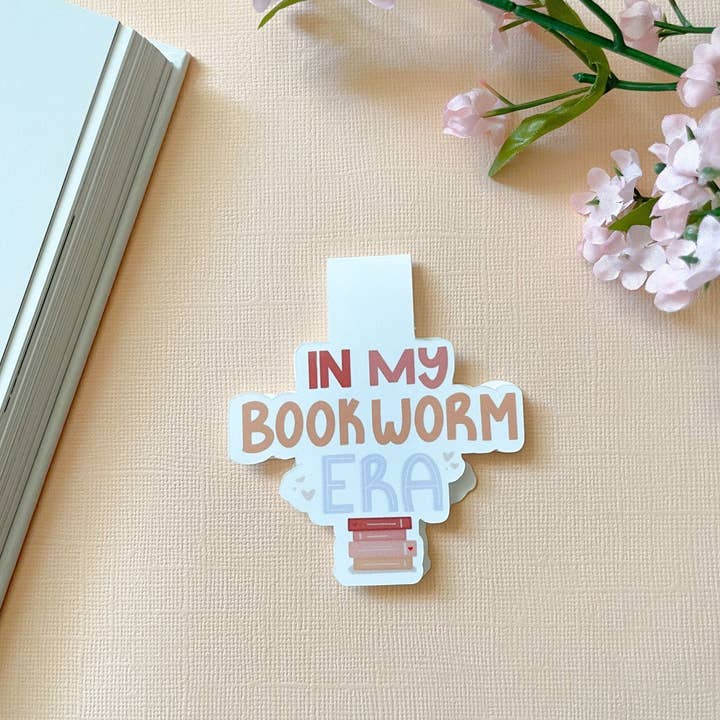 In My Bookworm Era Magnetic Bookmark | Book Lovers Gift for wholesale by jsmith design co.