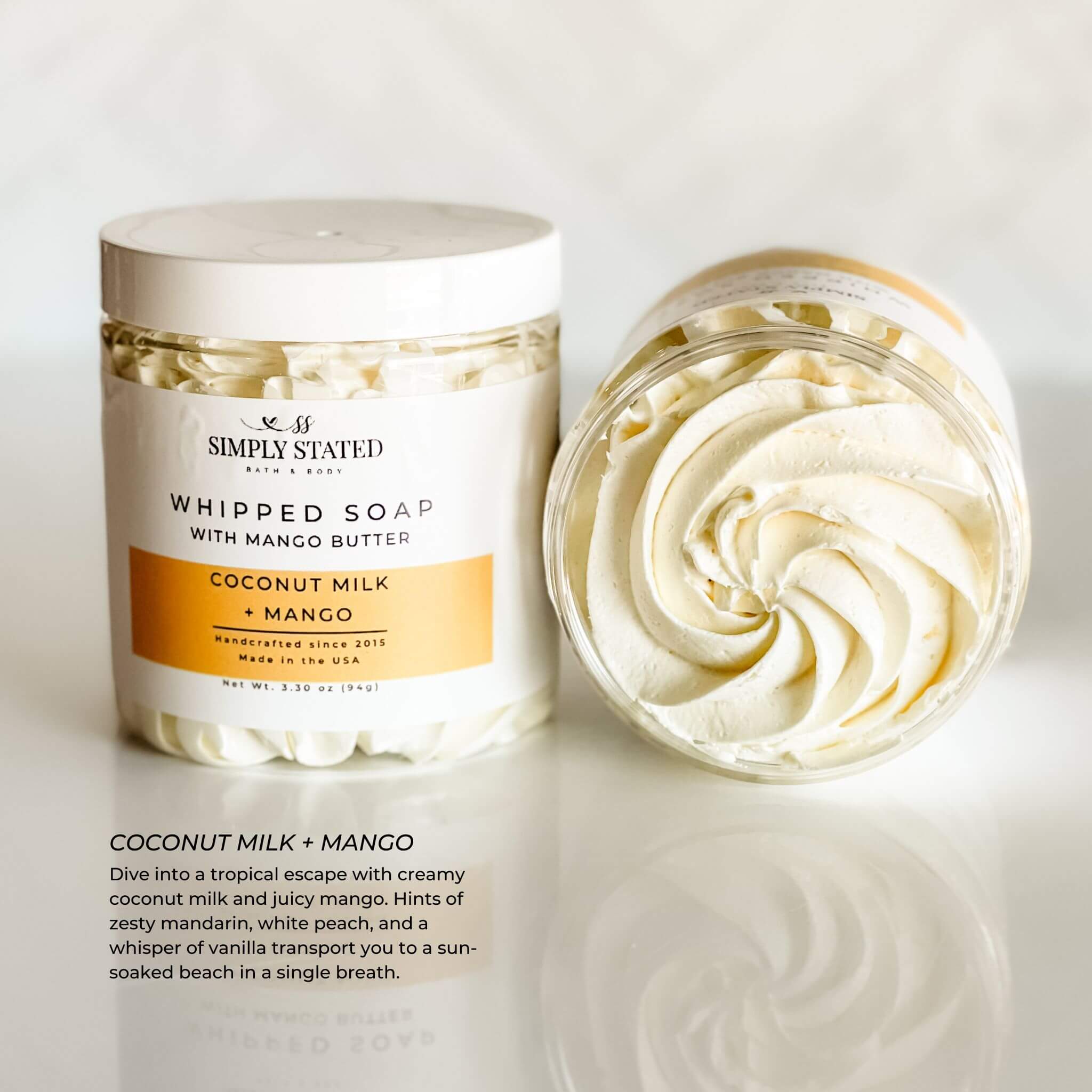 Simply Stated Bath & Body - Wholesale Whipped Soap - Signature Whipped Soap-Creamy & Moisturizing Cleanser0
