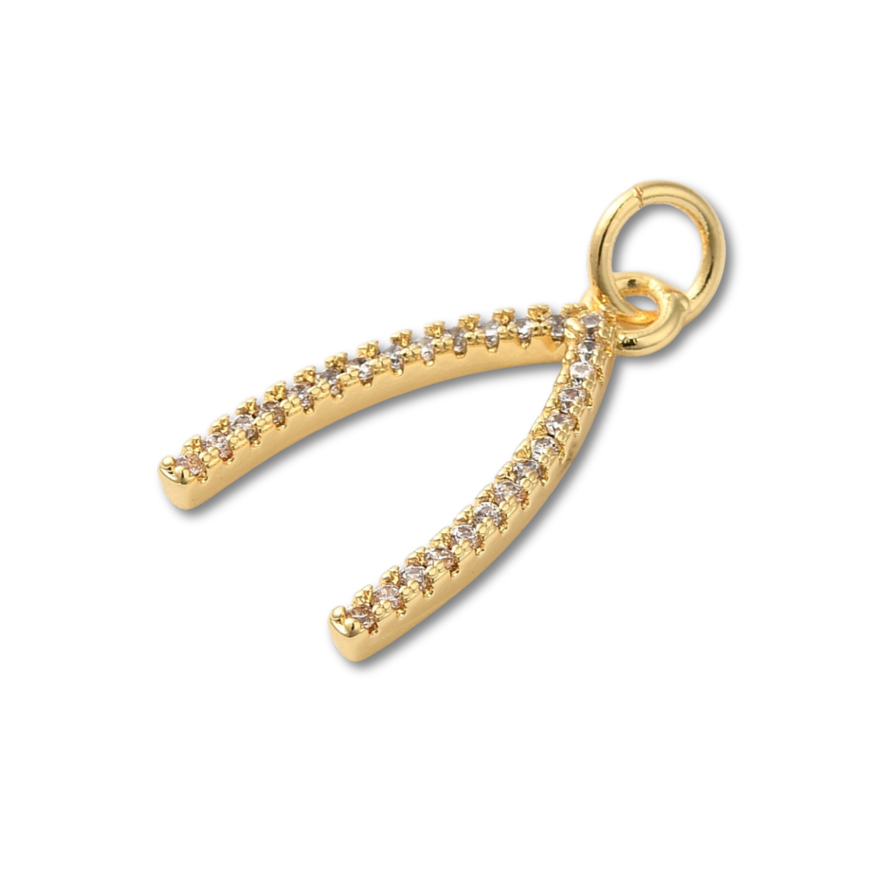 Love, Paige Designs - Wholesale Individuele bedel/hanger - Wensbeen Gouden Bedel1