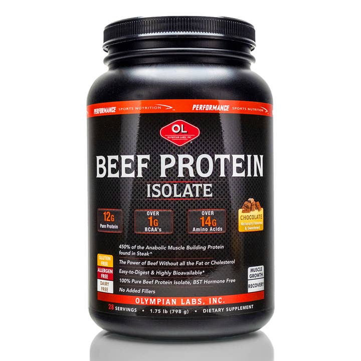 OLYMPIAN LABS, INC. – Engroshandel Protein-/superfoodpulver – Oksekød Protein Isolat - 2 LB