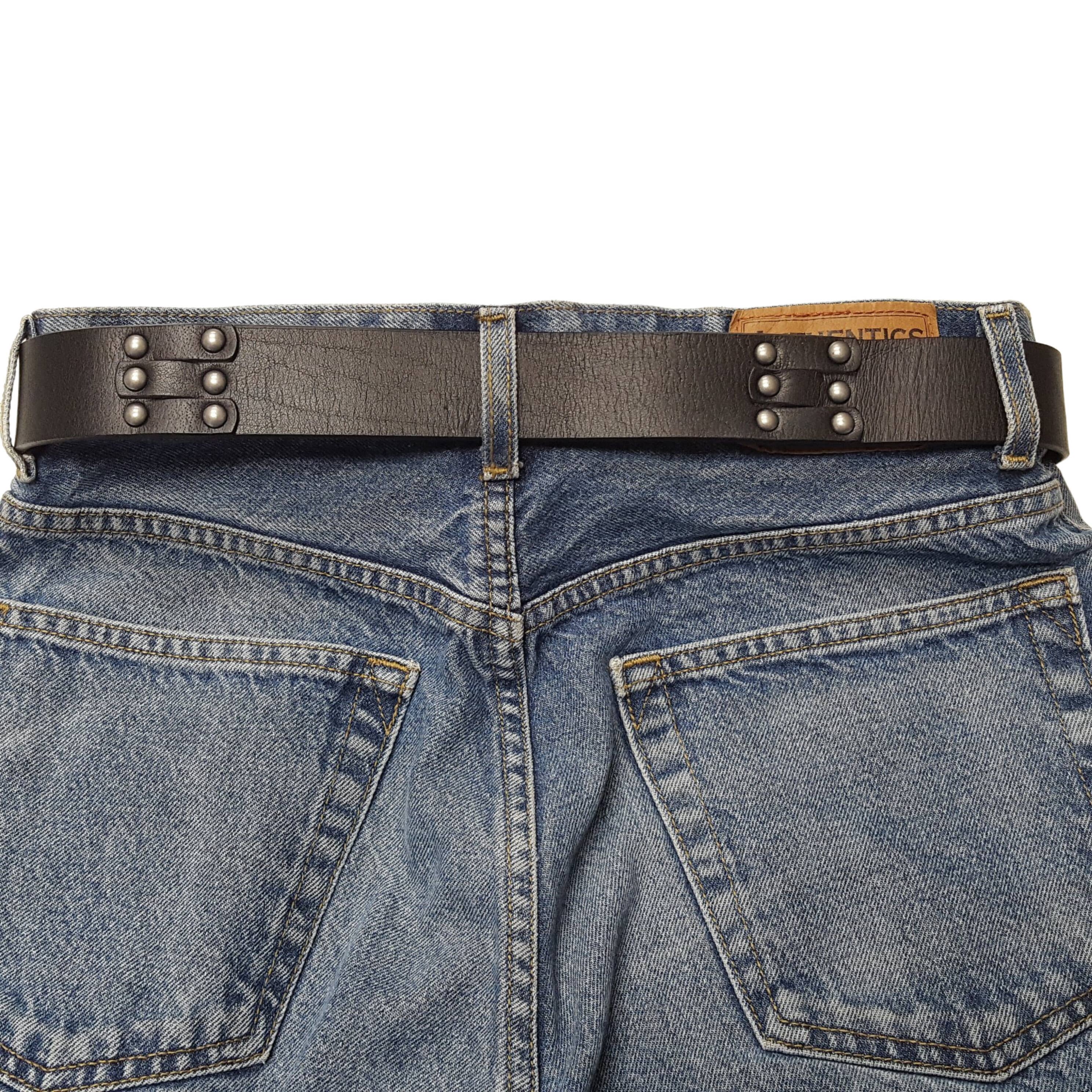 Axesoria West - Wholesale Belt - Women's - Genuine Studded Leather Belt w. Cactus Buckle3