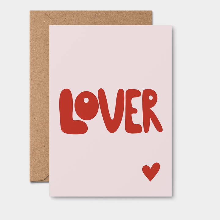 Lover Heart | LOVE GREETING CARD, anniversary, birthday for wholesale by From Rosalie