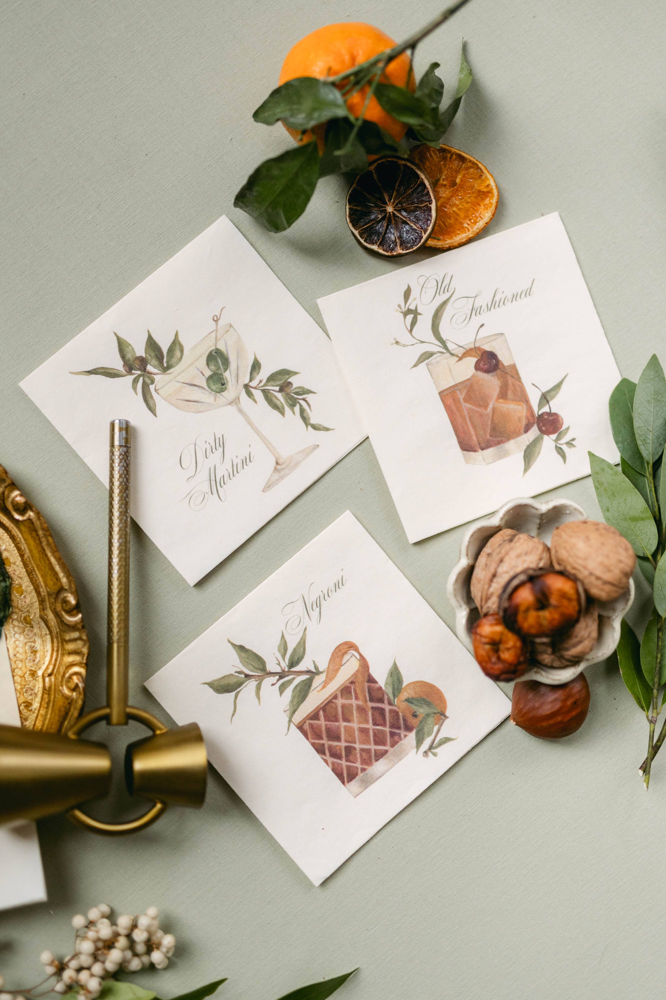 Nadia Colella Living – Guardanapo e pano de jantar por atacado – Guardanapos de Cocktail Clássicos 2