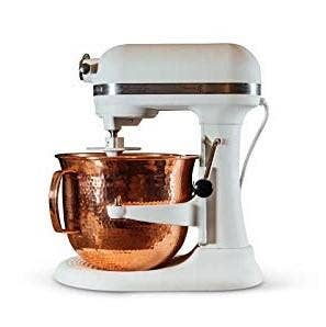Sertodo Copper – wholesale Mixing bowl – Copper Mixing Bowl for 6 quart KitchenAid Professional 600 Series Mixer5