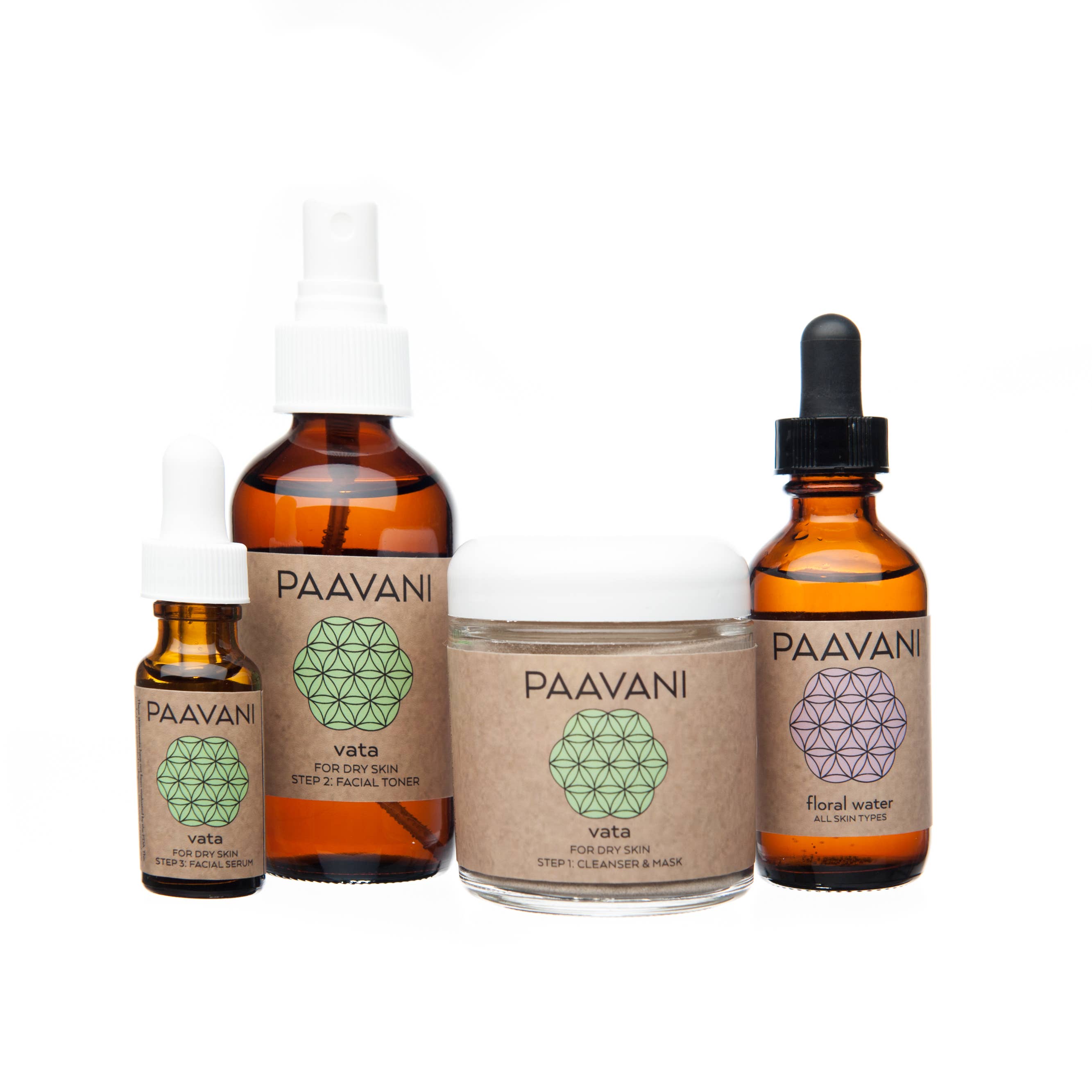 PAAVANI Ayurveda - Wholesale Facial Care Set/Kit - Vata Skincare Ritual – Nourishing Ayurvedic Routine