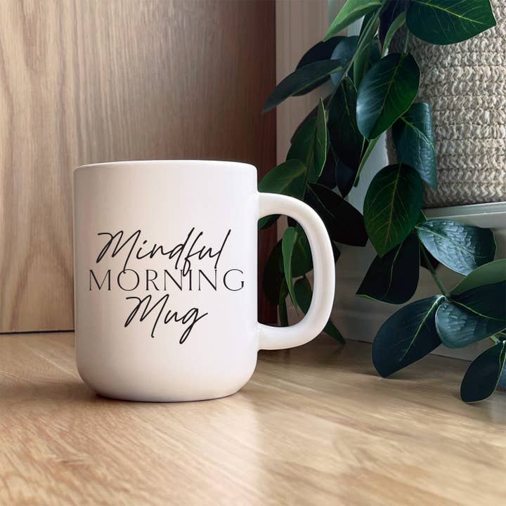 Second Nature by Hand - Wholesale Coffee Mug - Mindful Morning Mug / 16oz Mug1