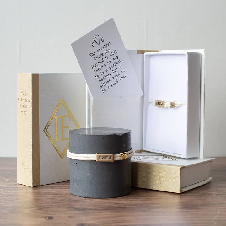 Bracelet Cordon Sentiment-Maman pour la vente par Lenny & Eva