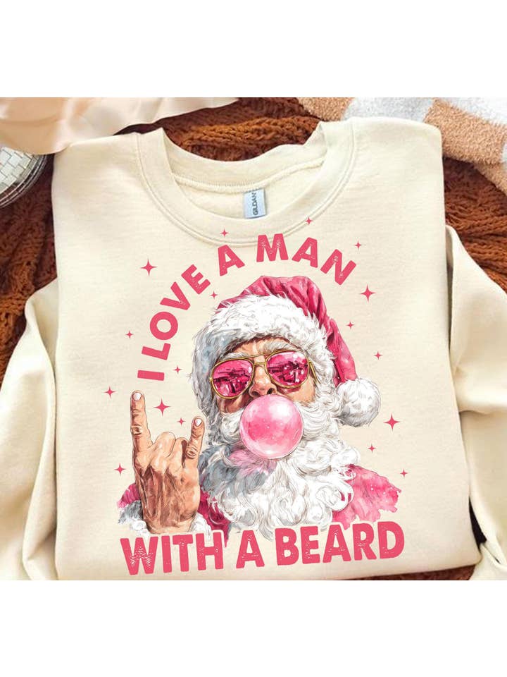 NVC Ecommerce LLC - Wholesale T-Shirt (Graphic) - Women's - Retro Pink Santa Claus Tee, Trendy Christmas Santa Sweater1