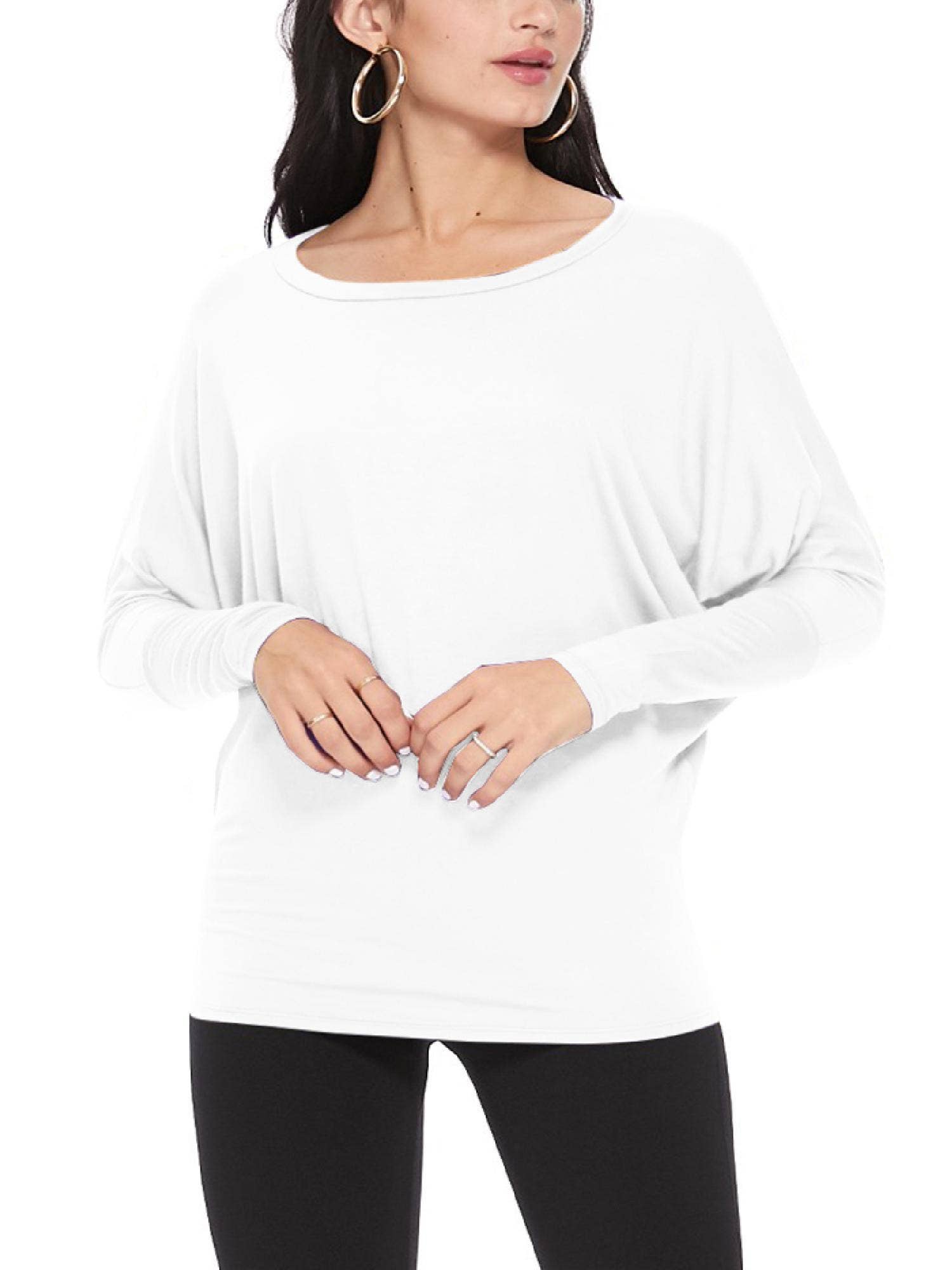 MOA COLLECTION - Wholesale Knit Top - Women's - Women's Casual Solid Color Dolman Sleeve Top15