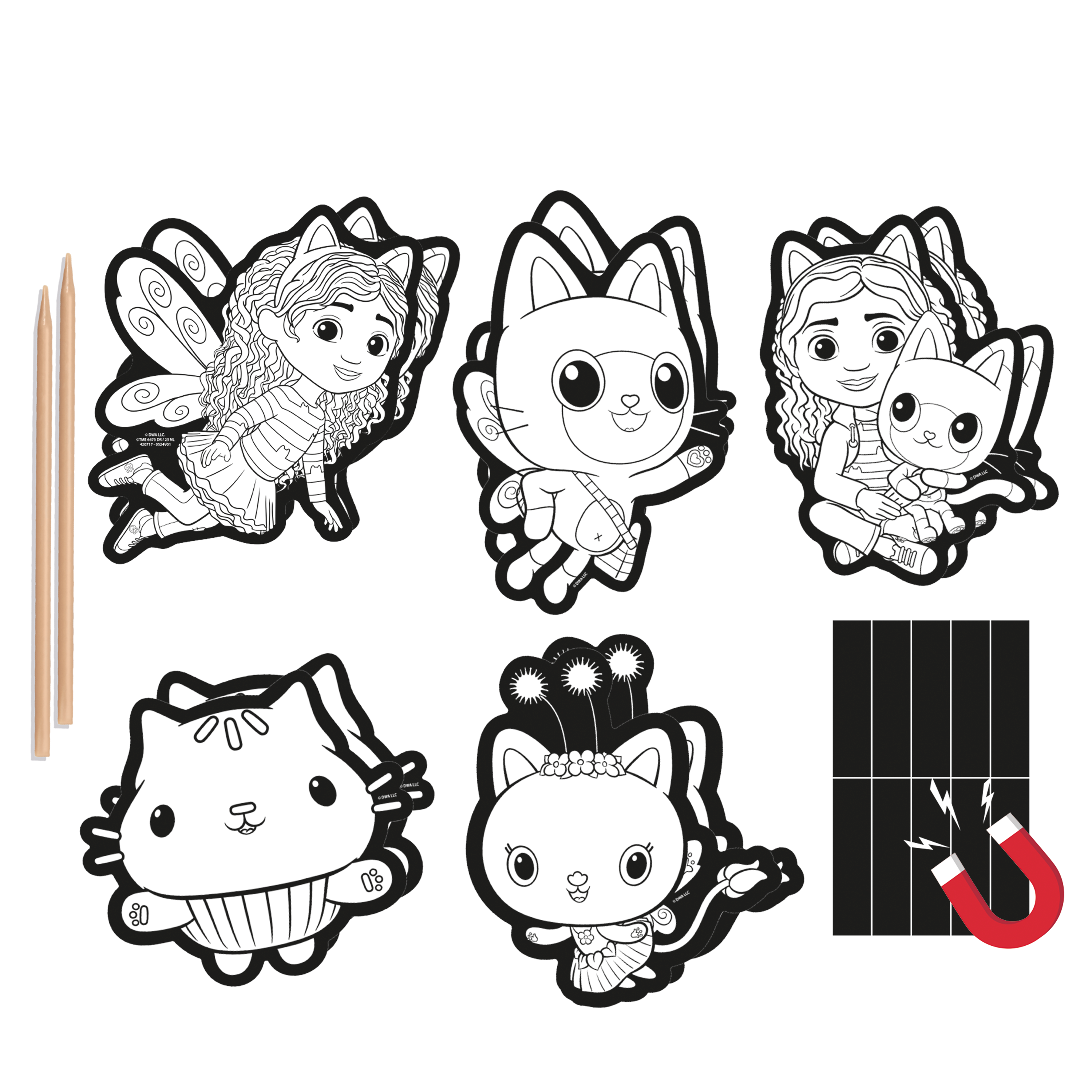 Robbie Toys Ltd – wholesale Toy set – Kids – Gabby Dollhouse Scratch Card2