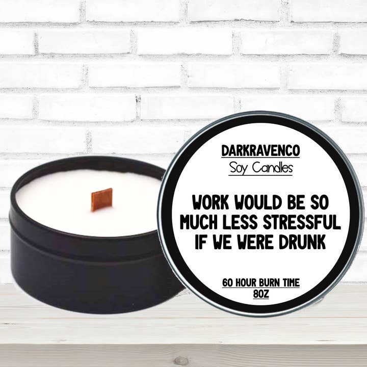 Bougie drôle, bougie parfumée, bougies à mèche en bois, bougies de soja pour la vente par Unicorntrendz