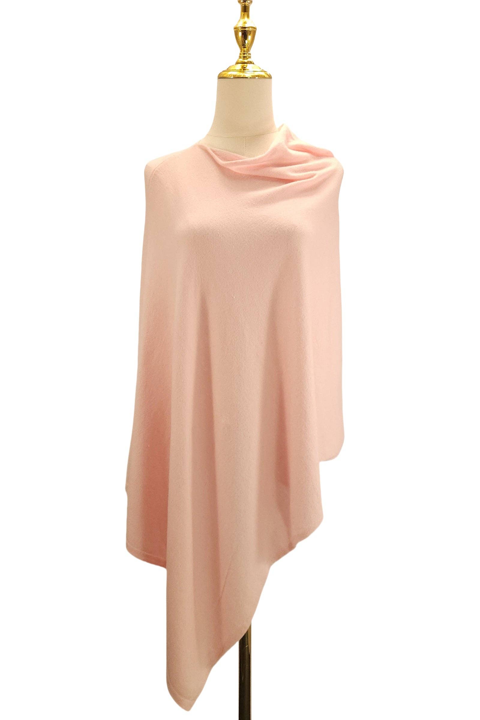 Fashion Scarf World - Vente Poncho – femme - Poncho uni en laine confortable5