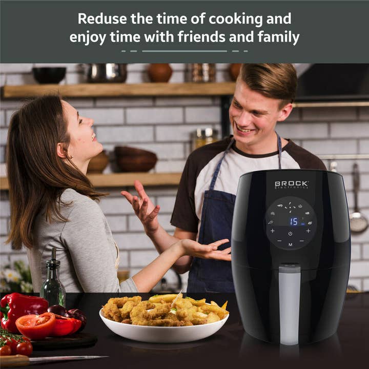 Sland - Wholesale Kitchen Appliance - Digital air fryer BROCK AFD 3502 BK 3.5L, 1200W10