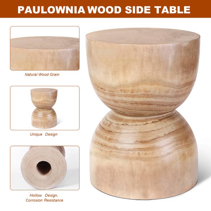 SWS BASKETS AND HOME DECOR - Wholesale Side Table - Wood stool, stump side table,End Table,coffee table,handmad