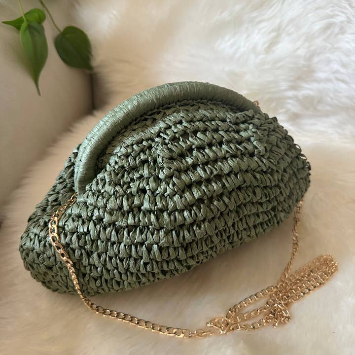 Zhade - Wholesale Clutch Bag - Women's - SOFIA - Raffia Clutch10
