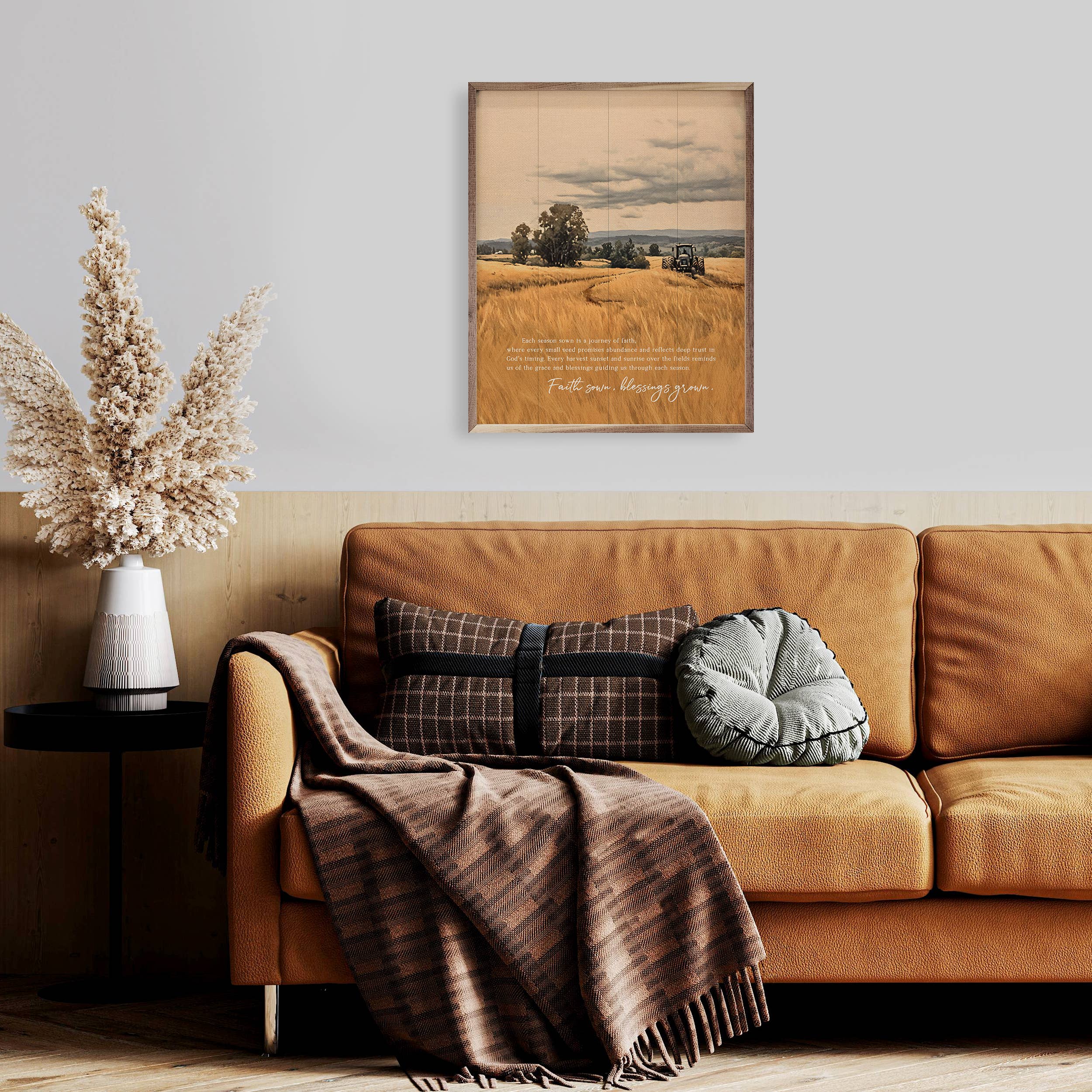 Kendrick Home - Wholesale Wood Wall Art - Faith Sown Blessings Grown2