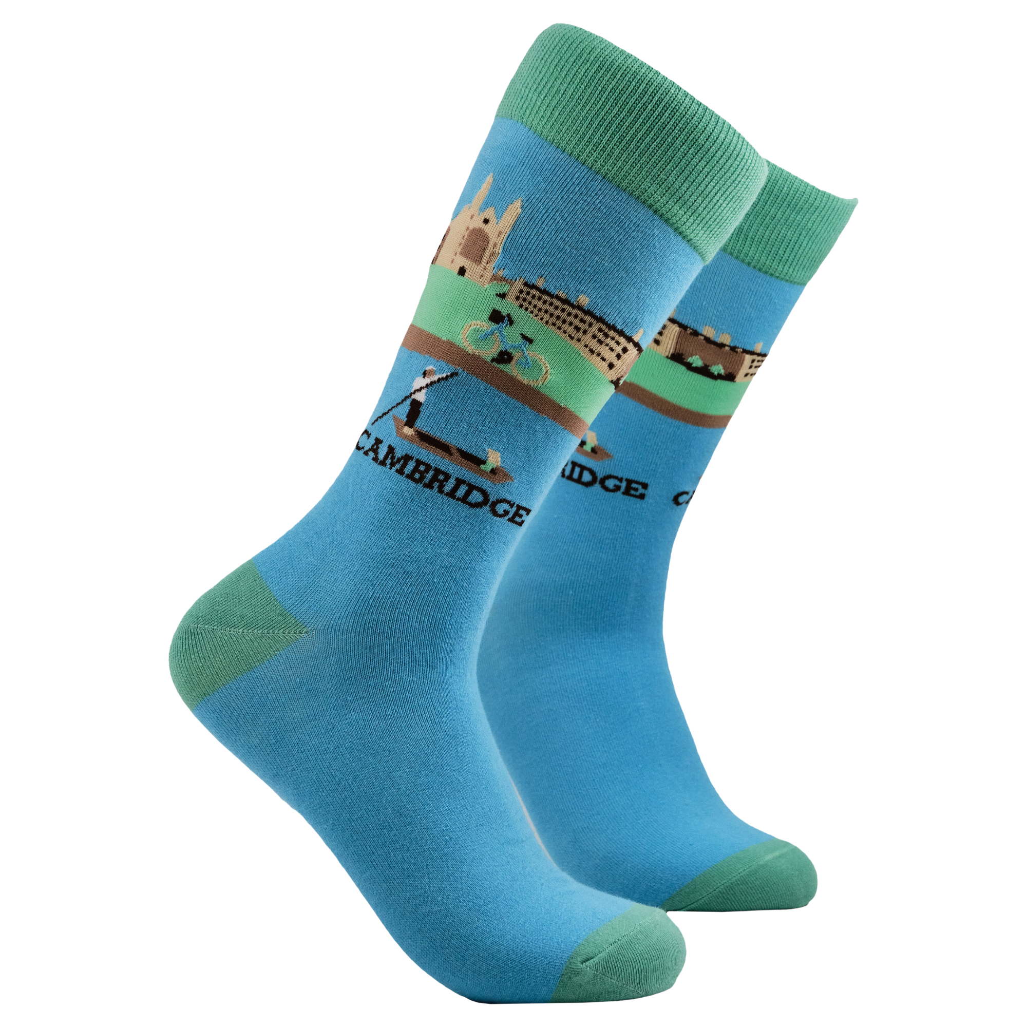 BLAUW Cambridge-sokken - Take a Punt voor groothandel op Faire0