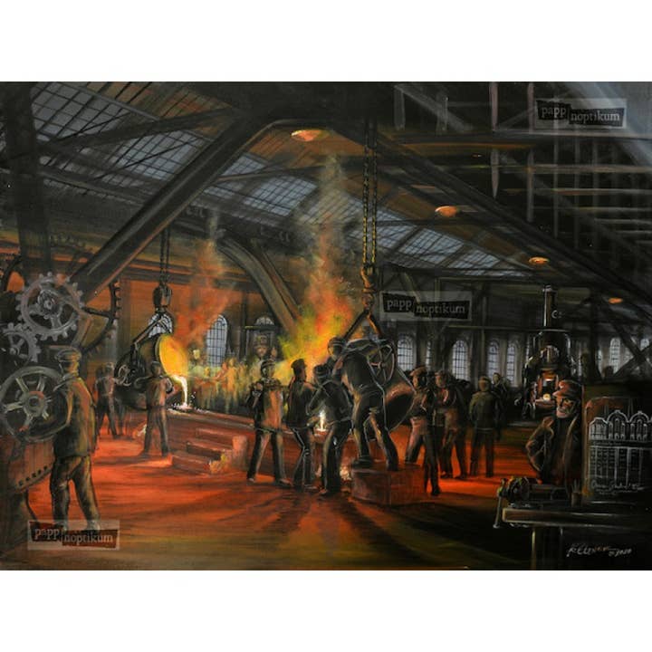 Fundição histórica (calendário do advento) por atacado de Pappnoptikum