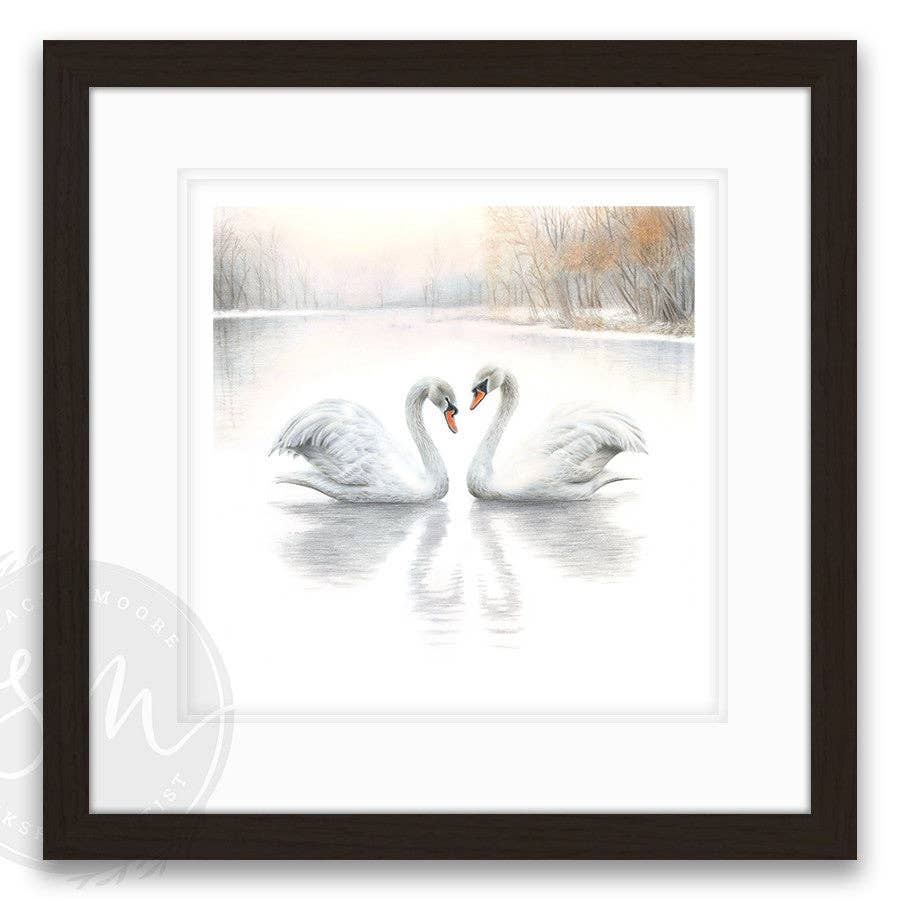 Stacey Moore Ltd - Wholesale Art Print - Swan Lake8
