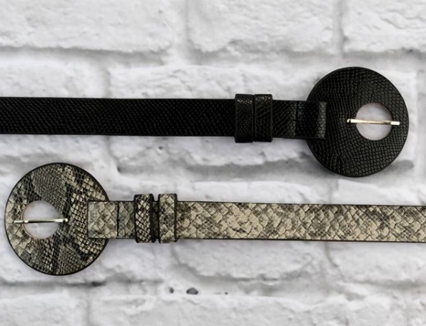 two circle designer belt