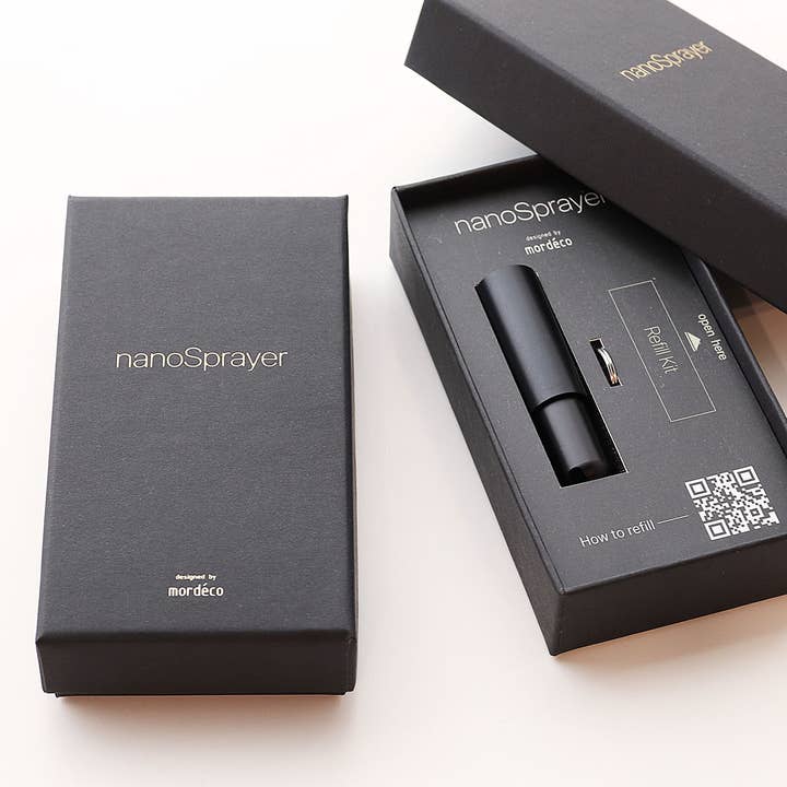 Mordeco - Vente Parfum/Eau de toilette - NanoSprayer - Pulvérisateur de parfum rechargeable en métal (noir)3