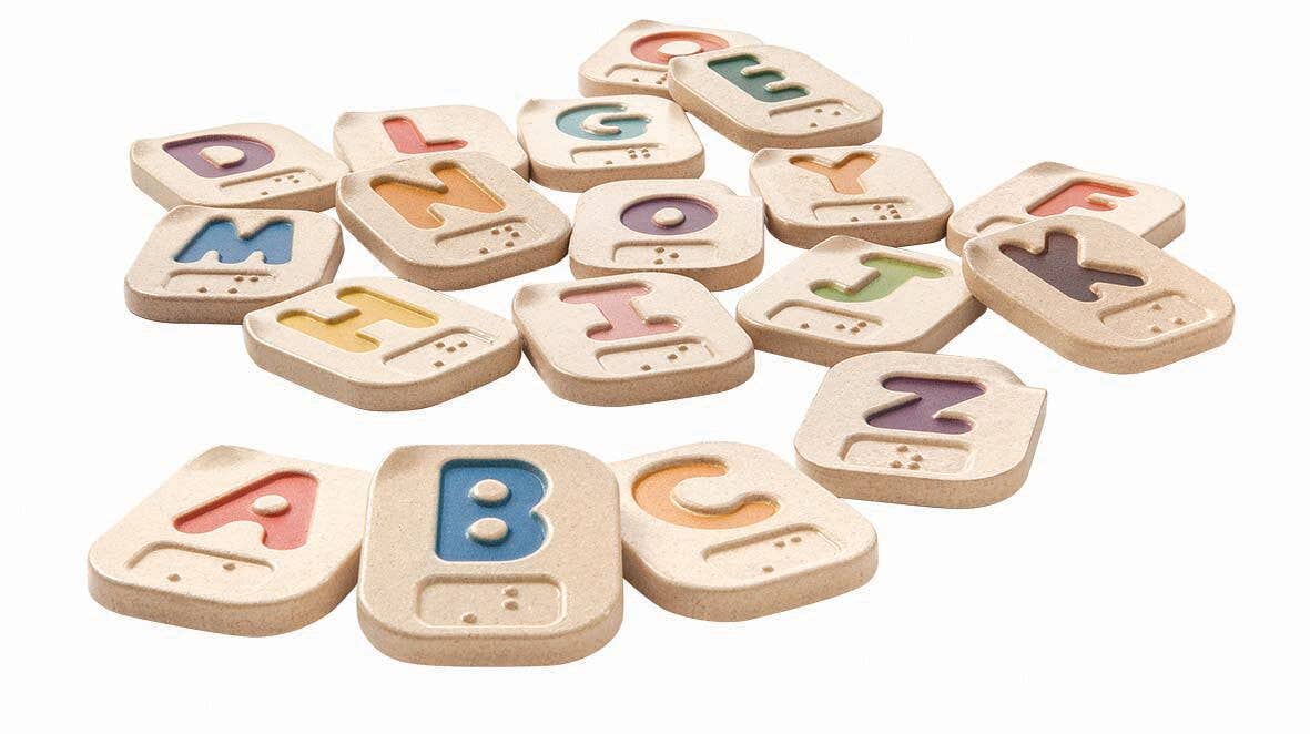 PlanToys - Wholesale Wood Toy - Kids - Braille Alphabet A-Z0