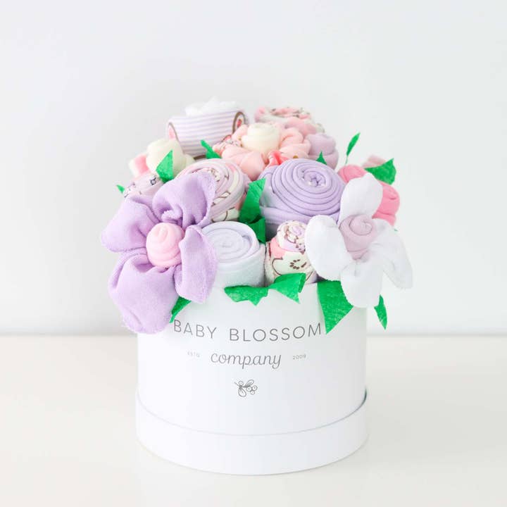 Baby Blossom Company - Wholesale New Mom Gift Box/Set - Baby Girl Gift Box Bouquet Collection - Ballerina