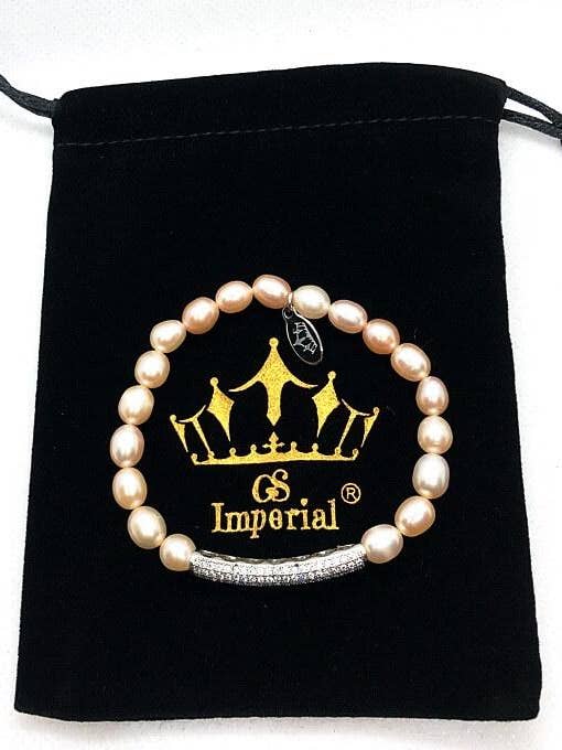 GS Collection® Pulsera de Perlas para Mujer con Perlas de Agua Dulce 69 para venta al por mayor de GS Imperial®