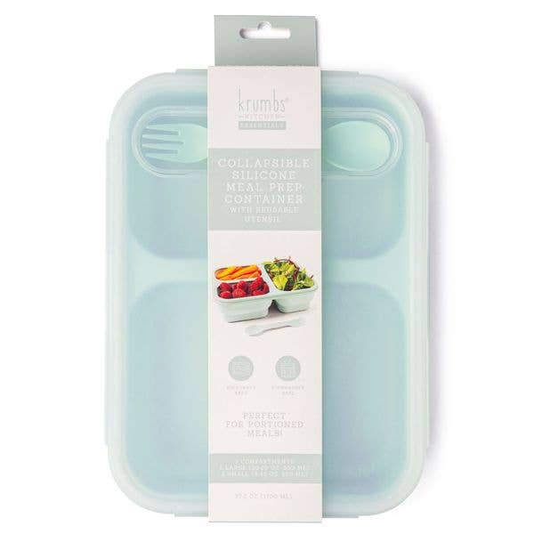 DM Merchandising - Wholesale Food Storage Container - Krumbs Kitchen Collapsible Silicone Meal Prep Container Asst10