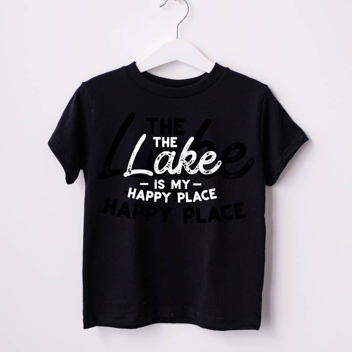 P E T I T R U E - Wholesale Screen Printed T-Shirt - Kids - Lake Life Summer Kids Clothing