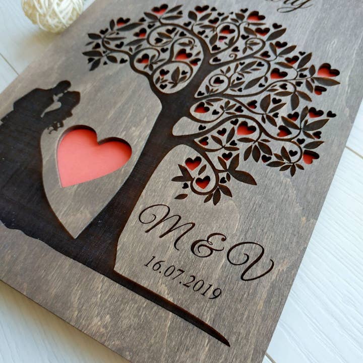 Cherish Deal - Wholesale Photo Album - Personalized Wooden Photo Album, Wedding Album, Valentine's Day Gift, Memory Gift Book for Him, Personalized Photo Book, Personalized Book