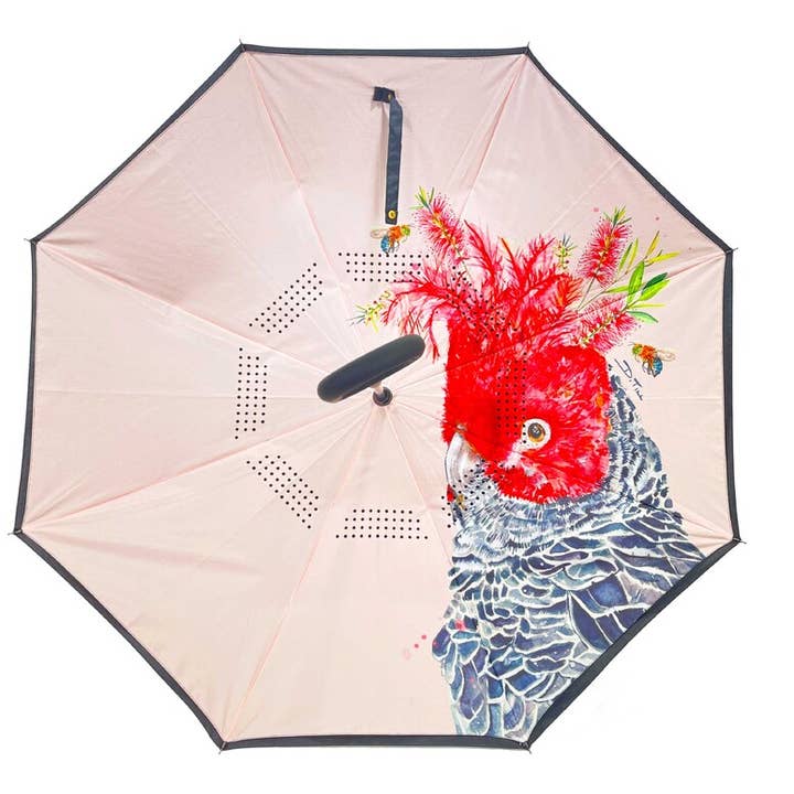 IOco Gift Designers - Wholesale Umbrella - Women's - IOco Reverse Umbrella with Sun Safe UPF50 - Gang-gang