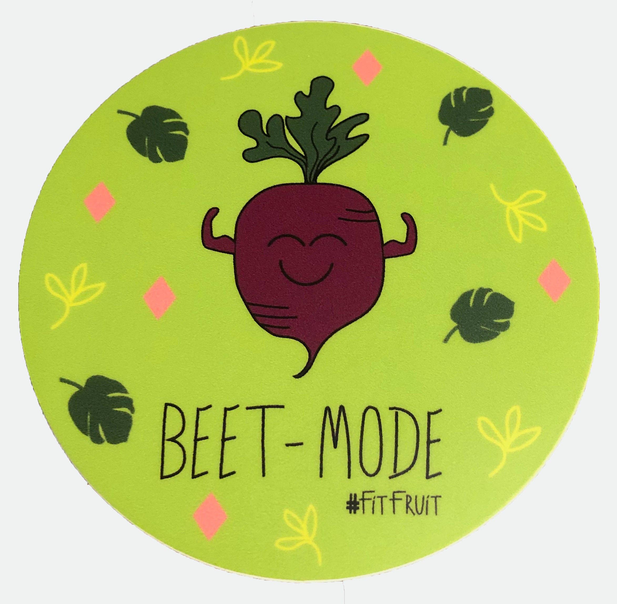 Kompass Apparel - Wholesale Sticker - Beet Mode Round Sticker0