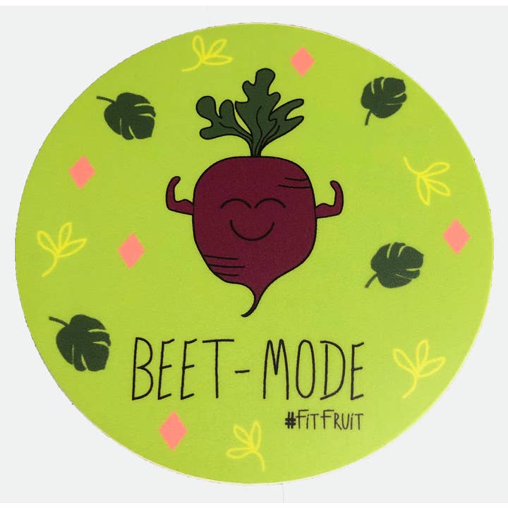Kompass Apparel - Wholesale Sticker - Beet Mode Round Sticker