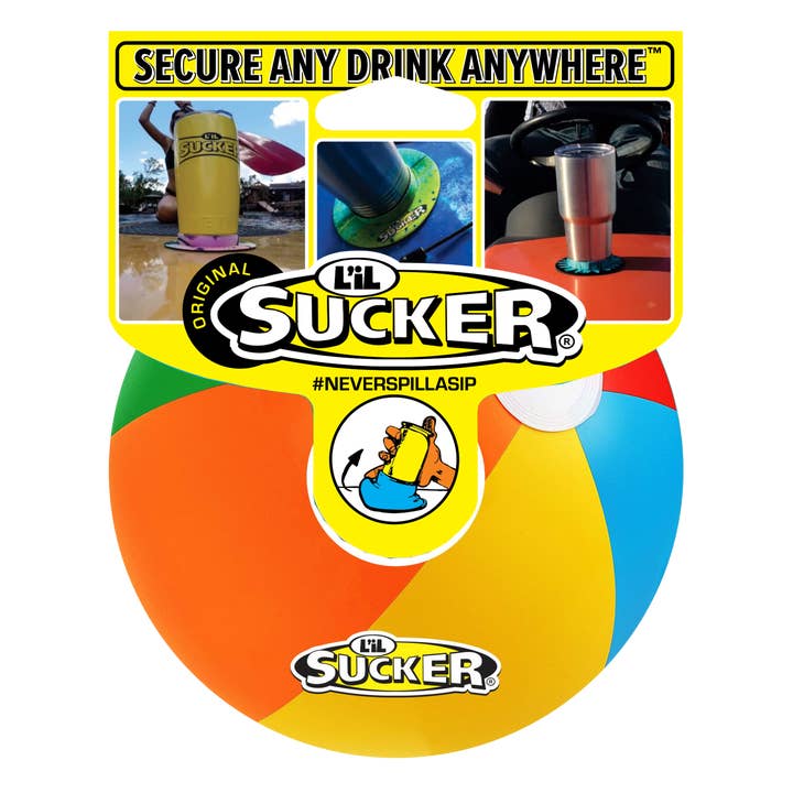 Lil Sucker - Wholesale Drink Huggers & Koozies - BEACH BALL2