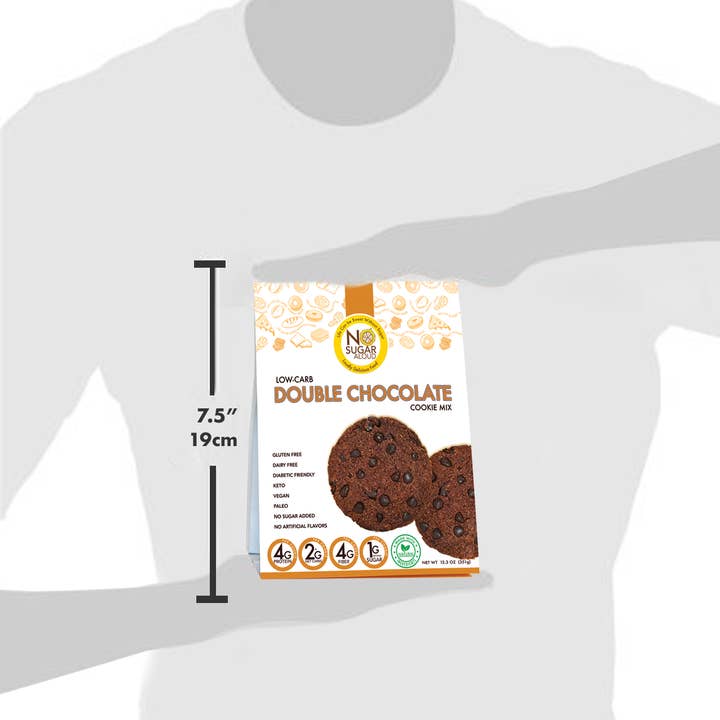 No Sugar Aloud LLC - Wholesale Biscuit mix - Low Carb Double Chocolate Cookie Mix8