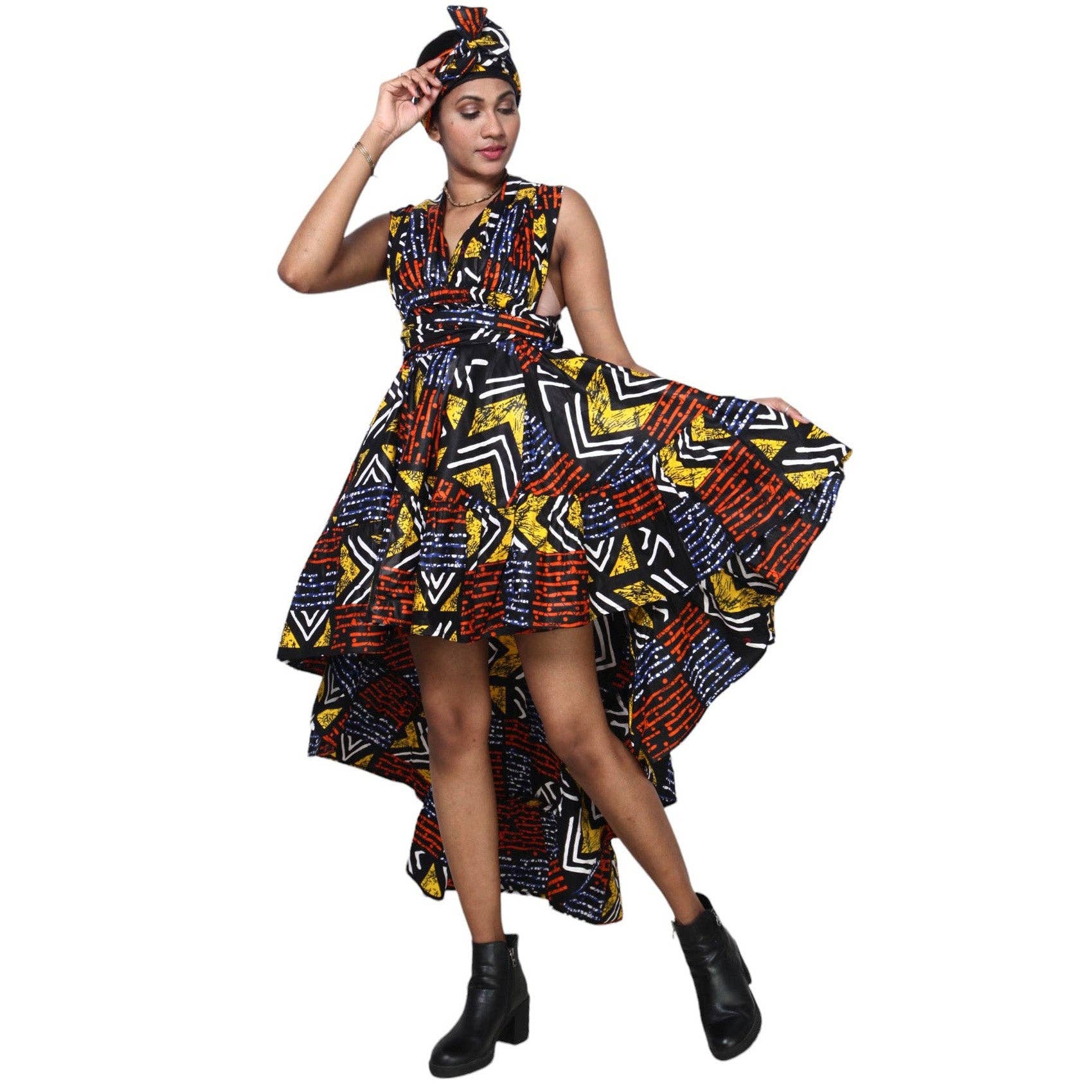 African Stars - Wholesale Dress - Women's - Women's Skirt/Dress Multi Wear Style -- FI-313638