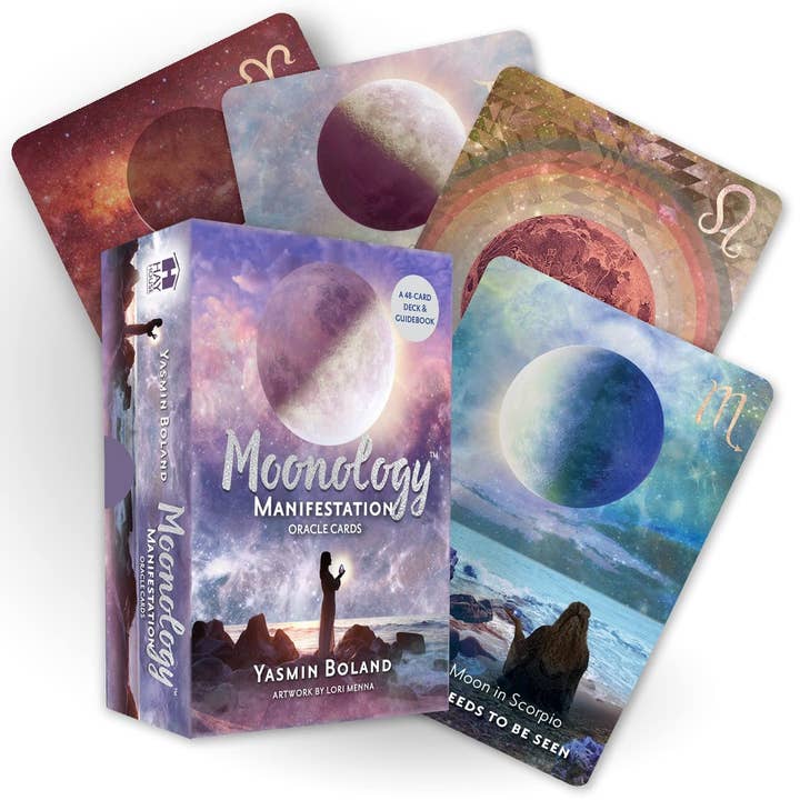 Moonology Manifestation Oracle Cards Hay House for wholesale by Cardshouse