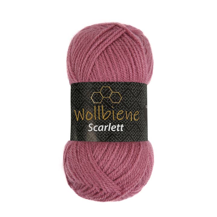 Wollbiene - Wholesale Yarn - Wool Bee Scarlett Knitting Wool Crochet Knit Plain Color
