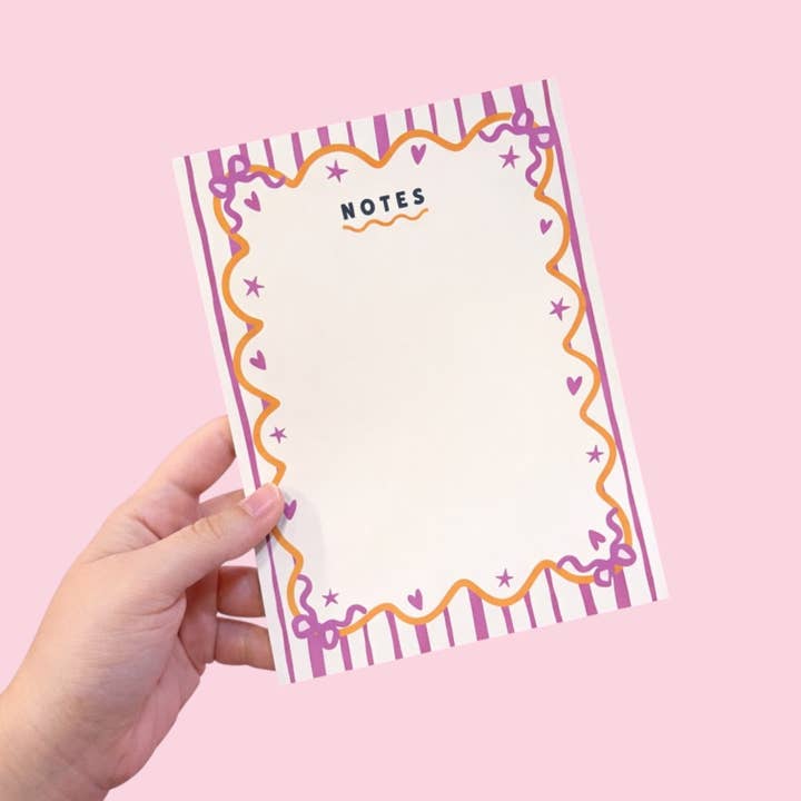 Bloc-notes Coquette pour la vente par Posh Paperie