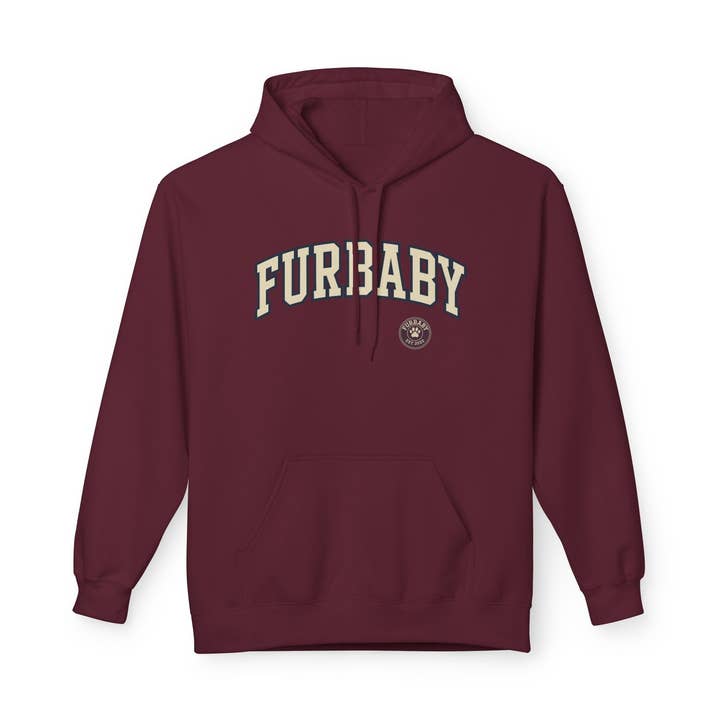 Sweat à Capuche Confortable Furbaby — Pull Rétro pour Amoureux des Animaux pour la vente par The Fashioned Label