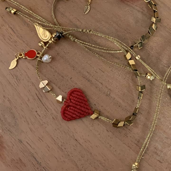 SIBYLLADELPHICA – wholesale Charm/dangle bracelet – 2026 Good Luck Charm Bracelet- "Heart"5